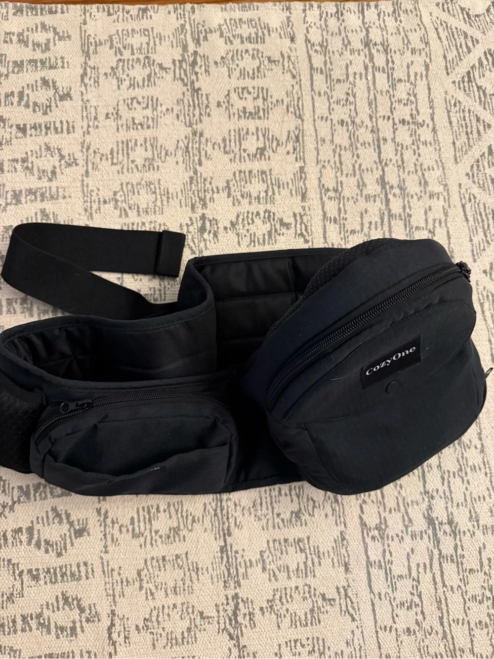 CozyOne Baby Hip Seat Carrier, Black